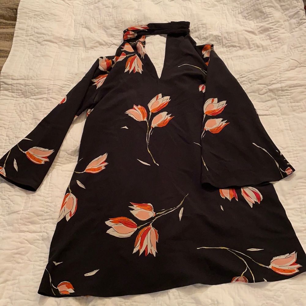 Zara Basics - floral print dress